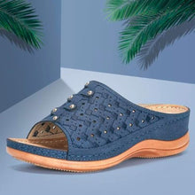 Load image into Gallery viewer, Women PU Leather Shoes Comfy Platform Flat